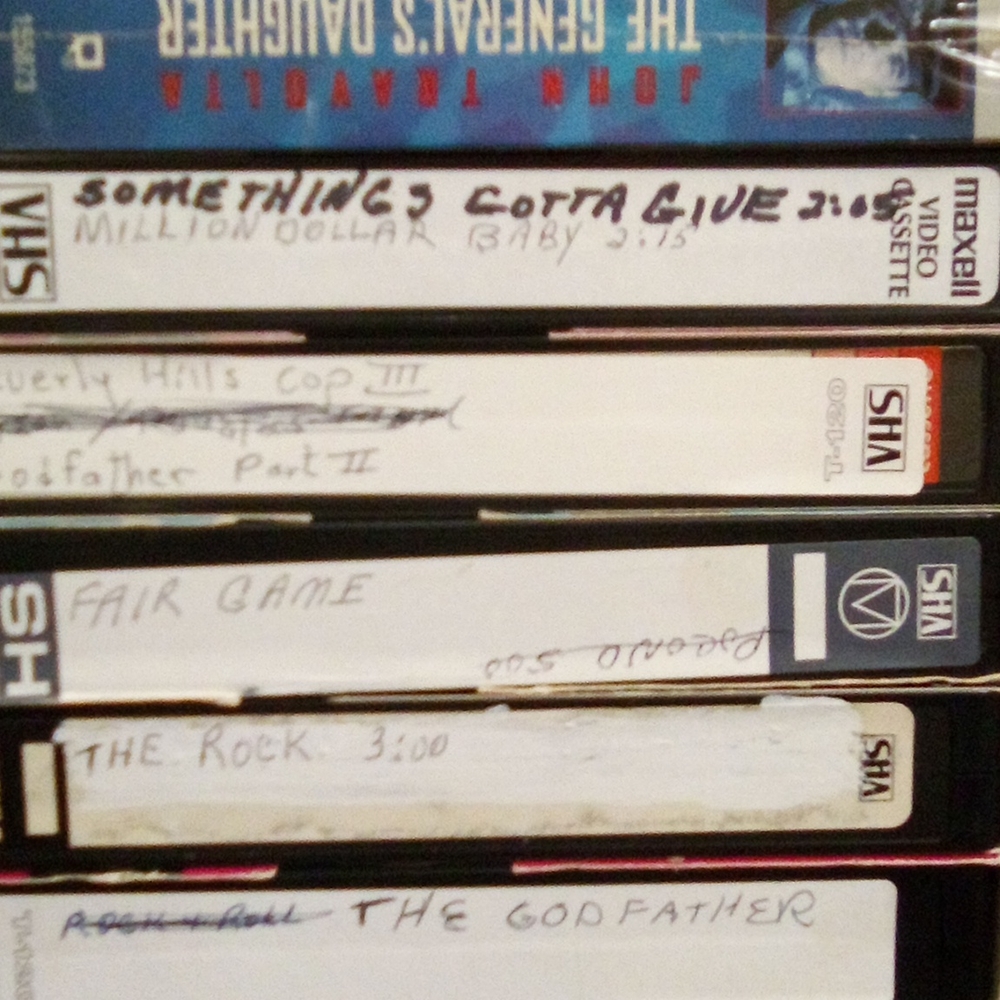 8 vhs movies